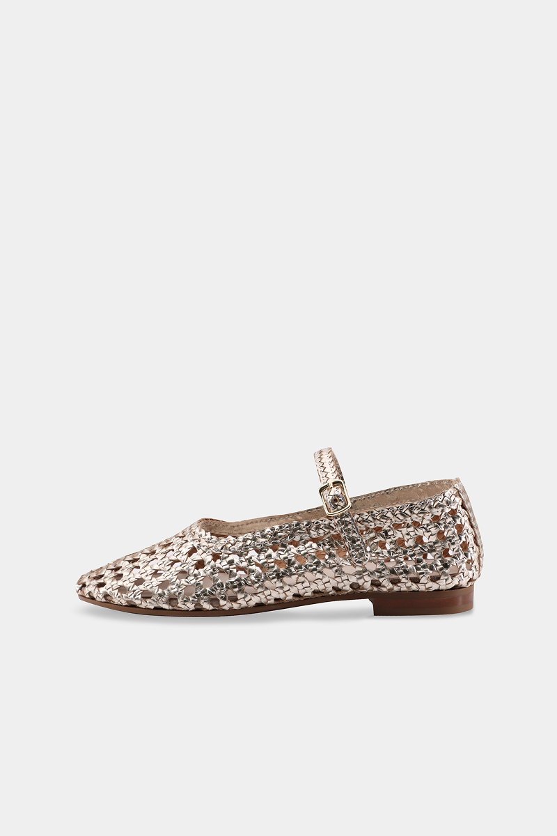 Clara Braid Strap Twist - Platino