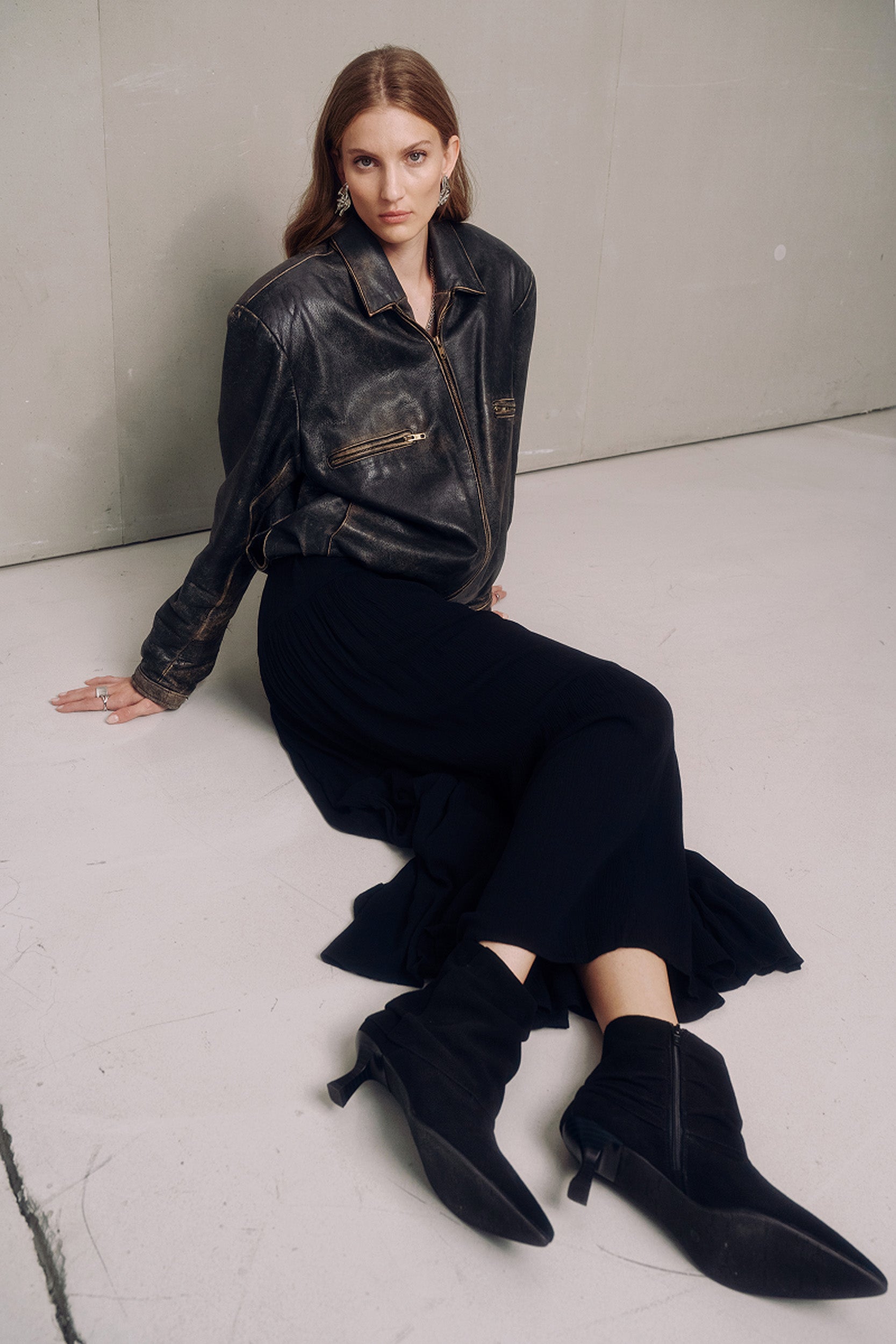 Alis Cuff Camoscio - Nero