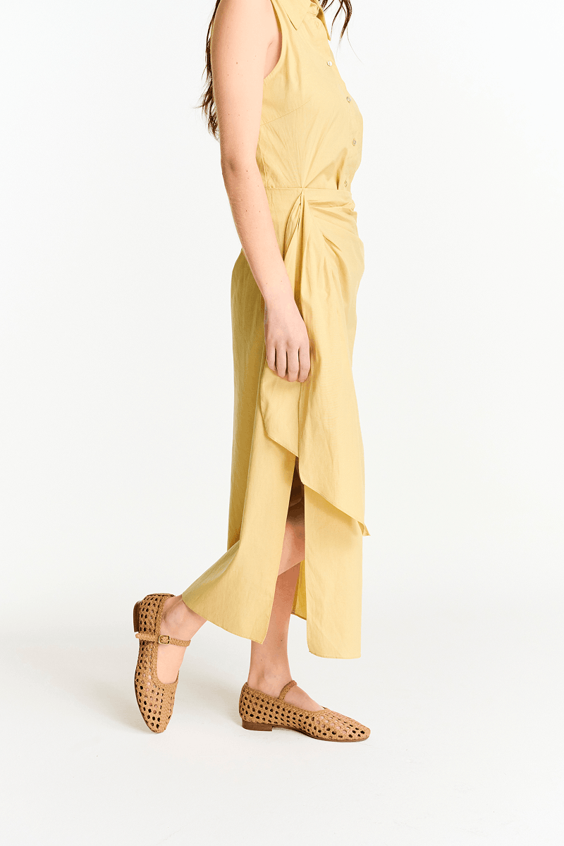 Clara Braid Strap Twist - Caramello