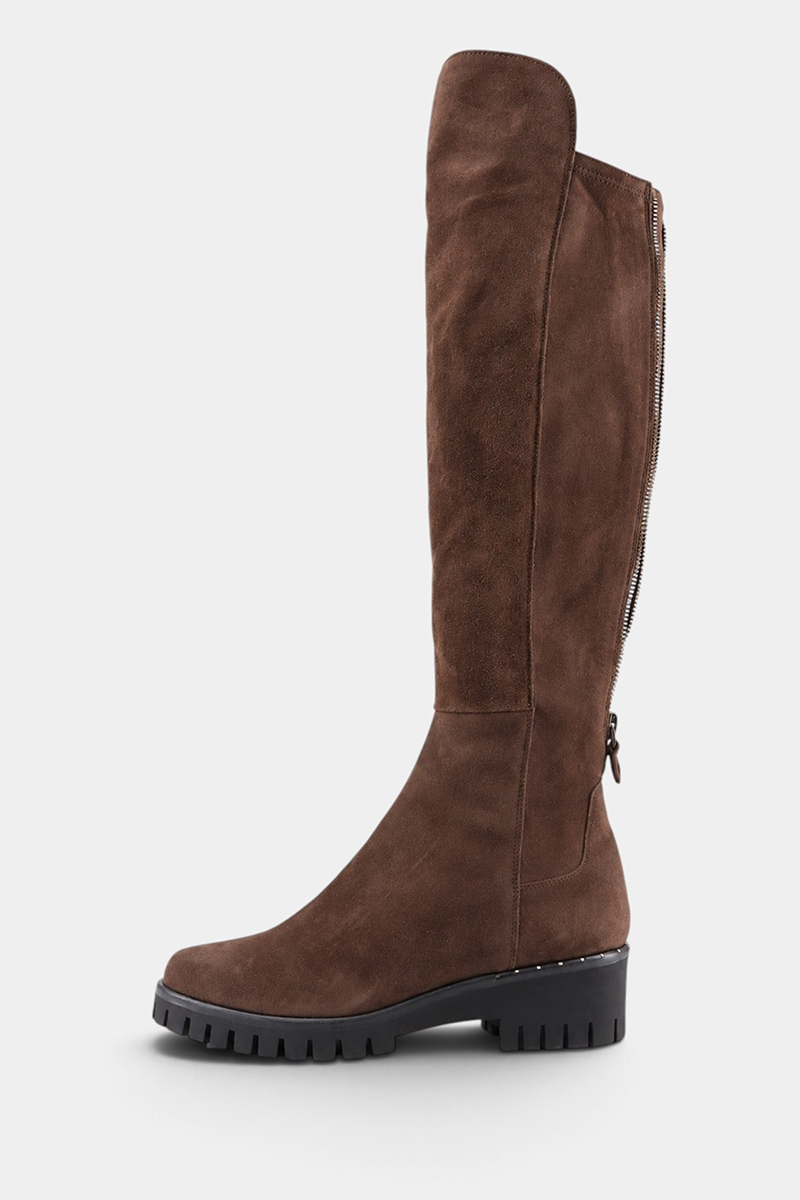 Ray Hi-Stretch Zip Silk - Caffè