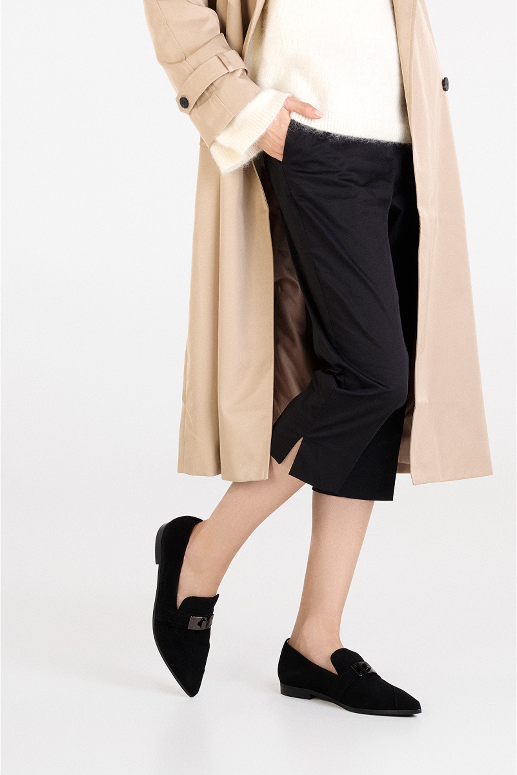 Tray Lock Camoscio - Nero