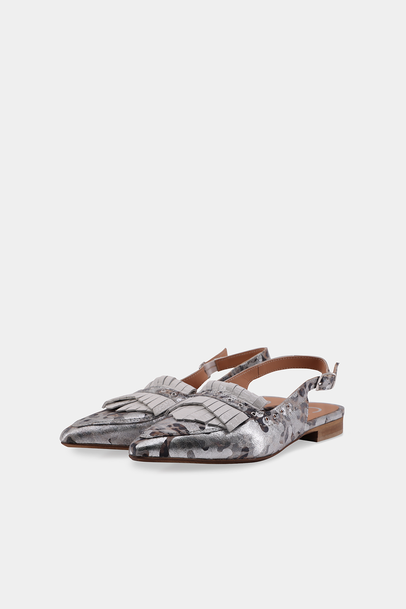 Kessy Fringe Loop Cleo - Argento