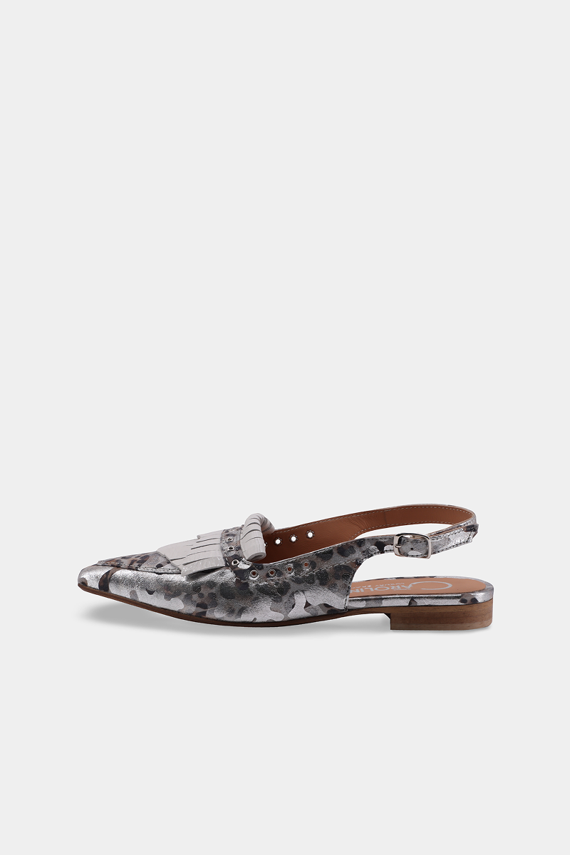 Kessy Fringe Loop Cleo - Argento