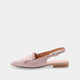 Slingback in Pelle Kessy Fringe Loop Lak Cipria+Camoscio