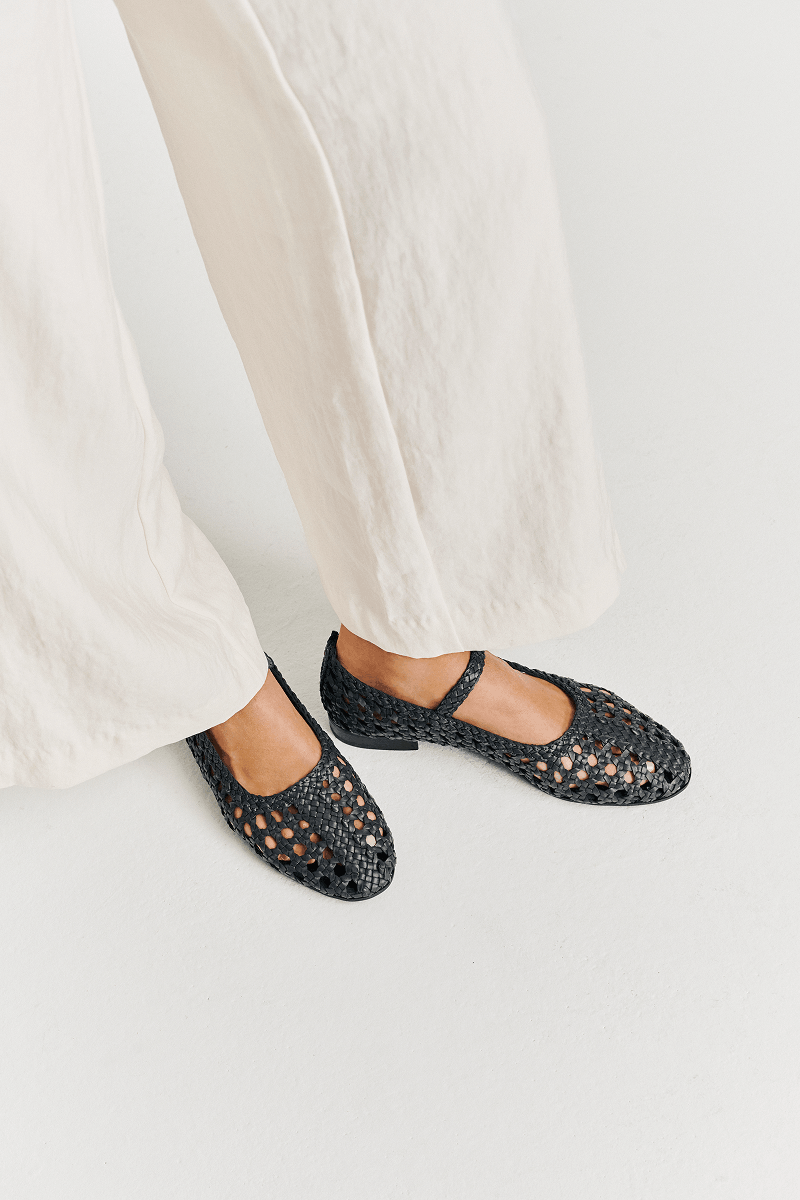 Clara Braid Strap Twist - Blu navy