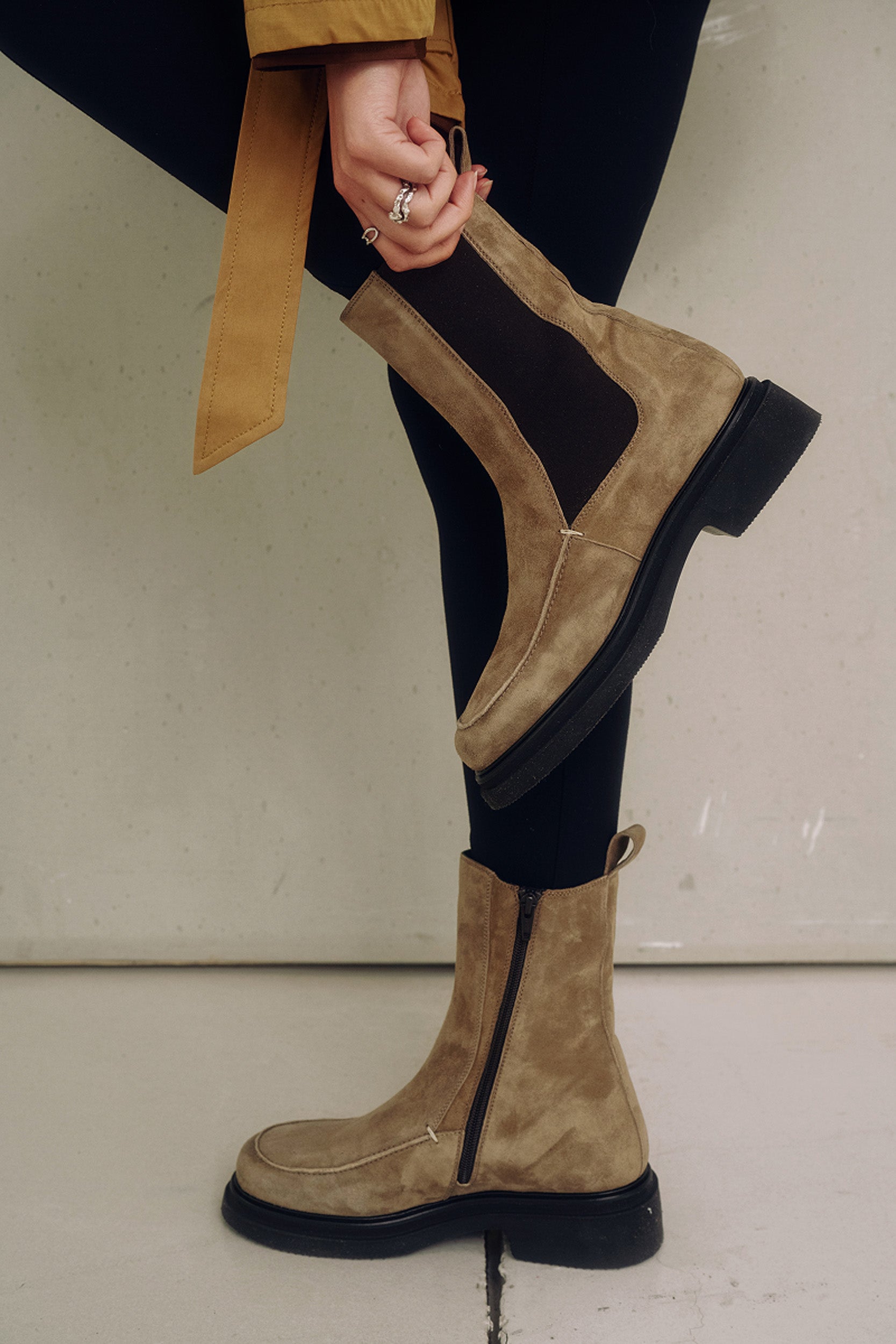 Mary Stitch Silk - Visone