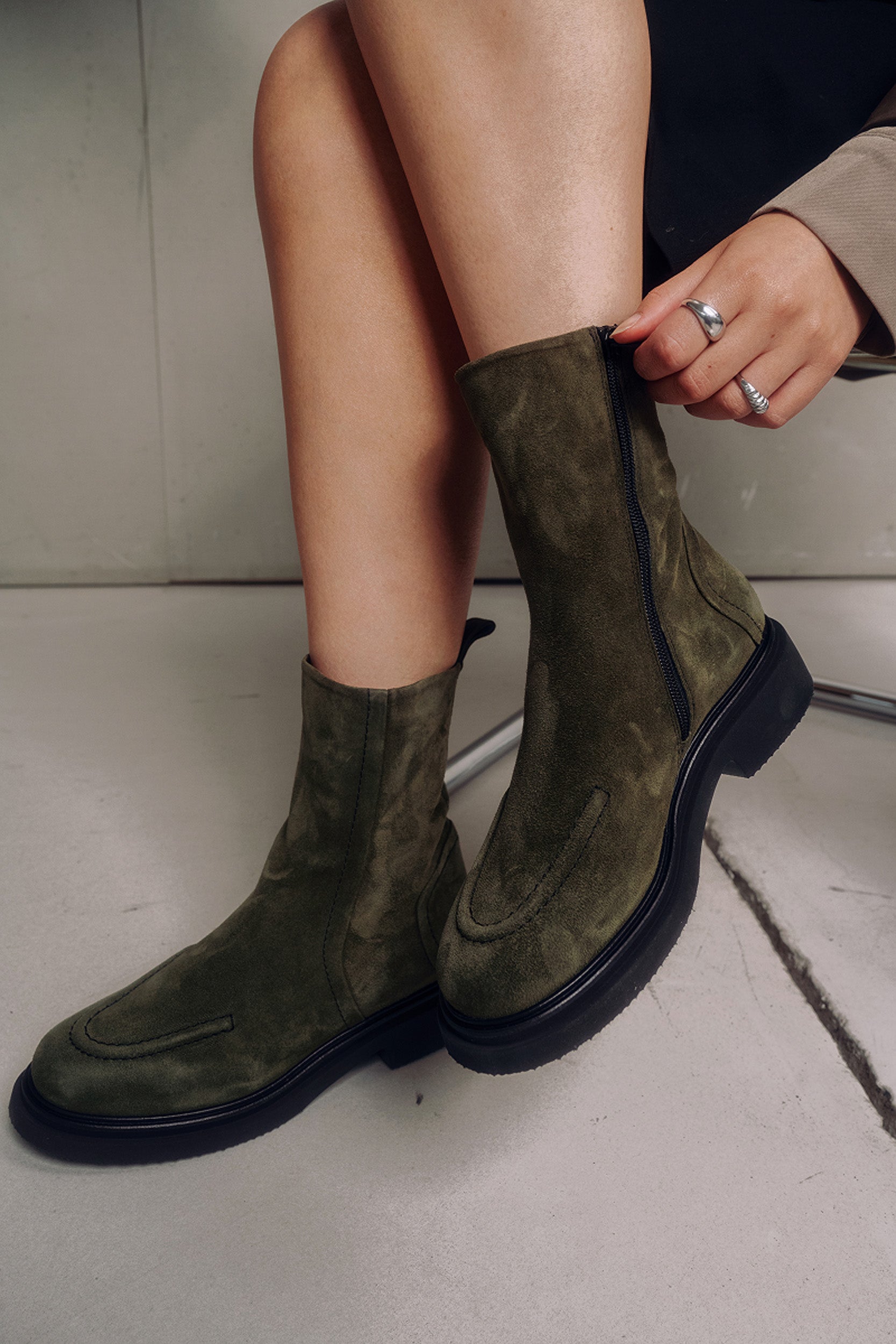 Mary Way Silk - Military