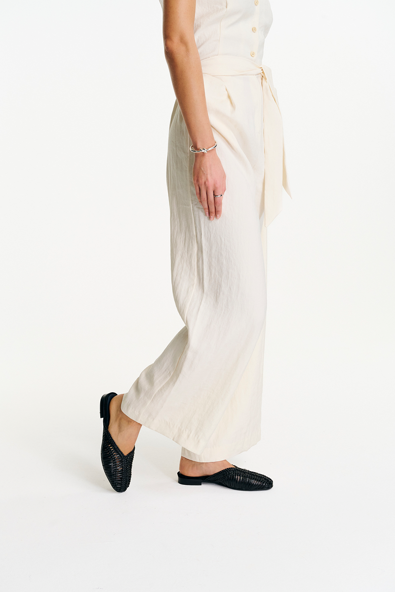 Capri Sabot Braid Twist - Nero